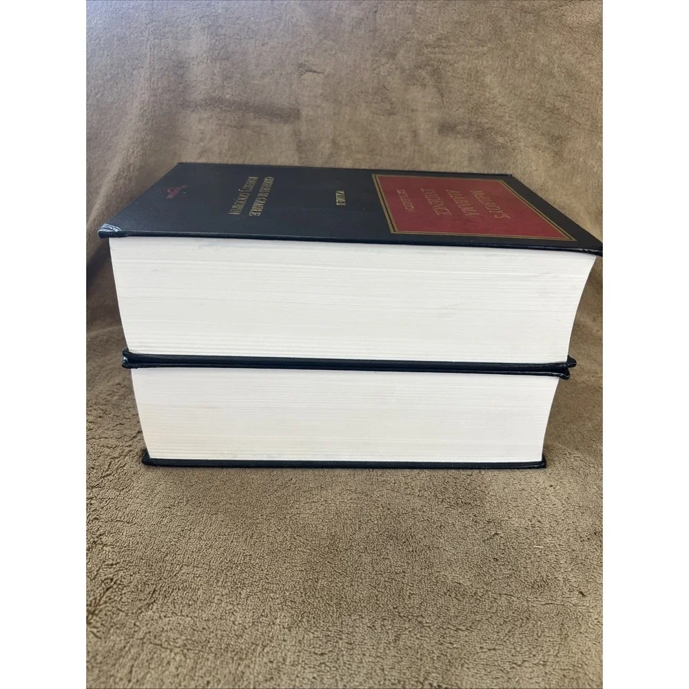 McElroy's‎ Alabama Evidence 2 Volume Set Sixth Ed. Presented to Dean John Caroll